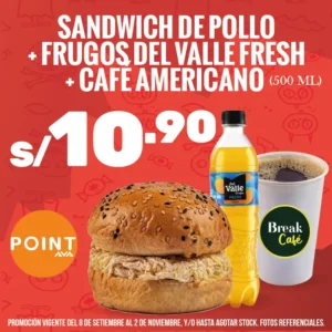 Sandwich de pollo POINT
